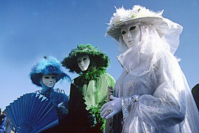 Famous carnival of Venice