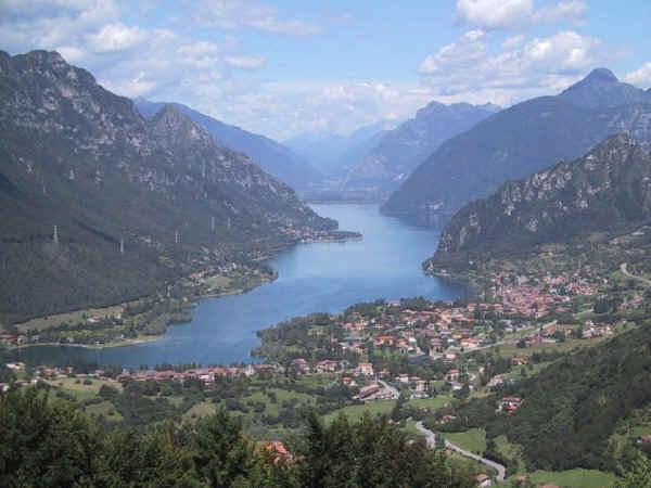 great panoramic view Idro lake, Hotel Alpino